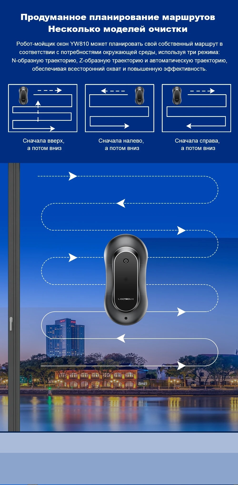 Покупка товаров в Беларуси, рассрочка, кредит, лизинг, оплата частями на platipotom.by, удобная доставка - фото робот-мойщик окон liectroux yw810 