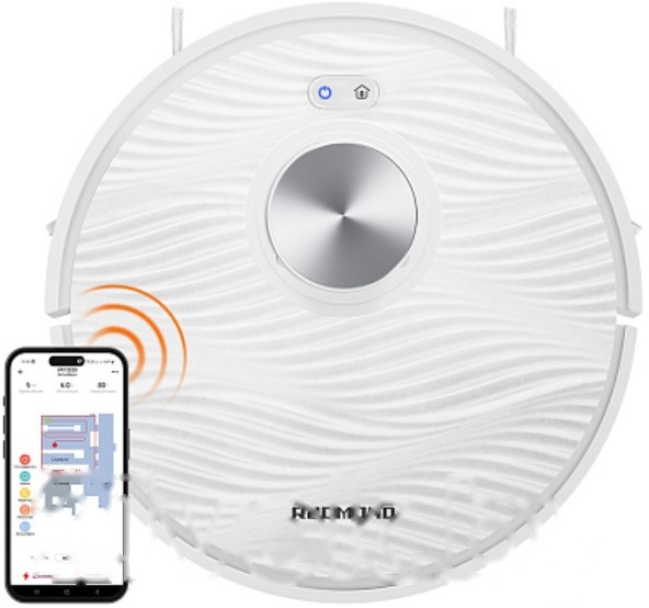 Покупка товаров в Беларуси, рассрочка, кредит, лизинг, оплата частями на platipotom.by, удобная доставка - фото робот-пылесос redmond vr1322s (белый) 