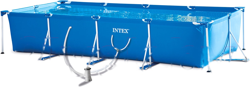 Покупка товаров в Беларуси, рассрочка, кредит, лизинг, оплата частями на platipotom.by, удобная доставка - фото каркасный бассейн intex rectangular frame / 28274np (450x220x84) 