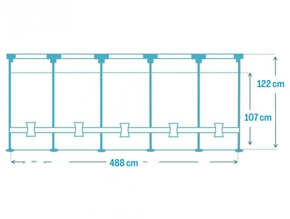 Покупка товаров в Беларуси, рассрочка, кредит, лизинг, оплата частями на platipotom.by, удобная доставка - фото каркасный бассейн intex prism frame chevron 26746 (488х122) 