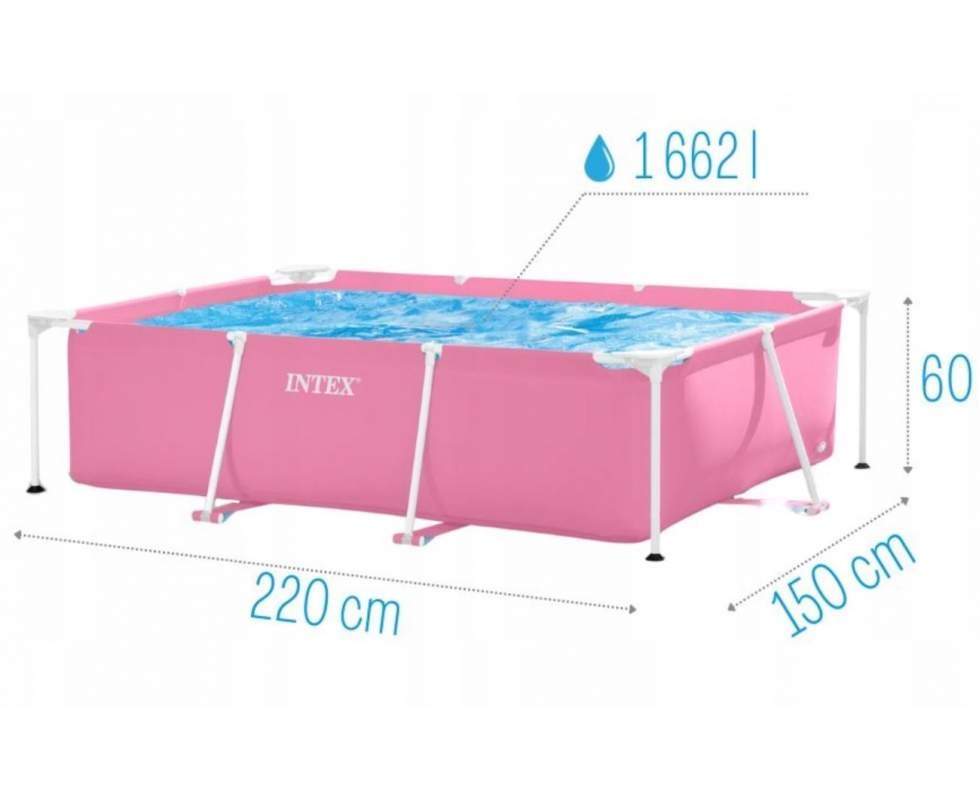 Покупка товаров в Беларуси, рассрочка, кредит, лизинг, оплата частями на platipotom.by, удобная доставка - фото каркасный бассейн intex rectangular frame / 28266 (220x150x60) 