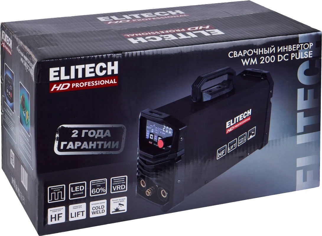 Покупка товаров в Беларуси, рассрочка, кредит, лизинг, оплата частями на platipotom.by, удобная доставка - фото инвертор сварочный elitech wm 200 dc pulse / 204475 
