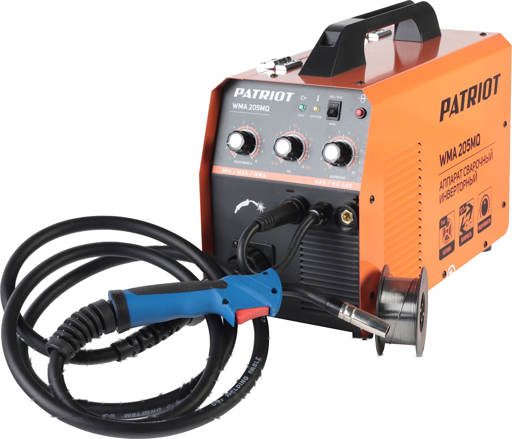 Покупка товаров в Беларуси, рассрочка, кредит, лизинг, оплата частями на platipotom.by, удобная доставка - фото инвертор сварочный patriot wma 205mq mig/mag/mma 