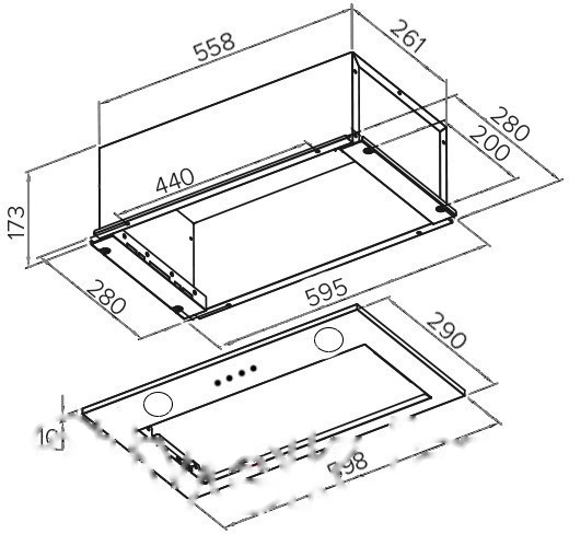 Покупка товаров в Беларуси, рассрочка, кредит, лизинг, оплата частями на platipotom.by, удобная доставка - фото вытяжка скрытая germes york 60 (черный) 