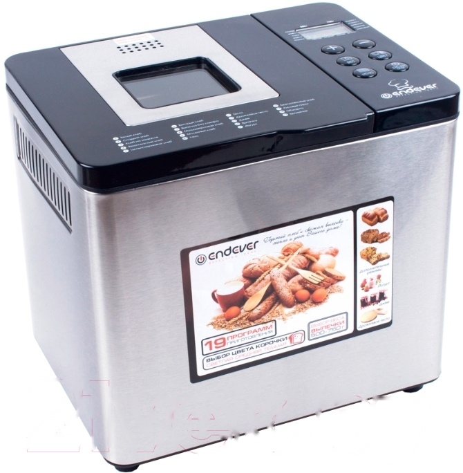 Покупка товаров в Беларуси, рассрочка, кредит, лизинг, оплата частями на platipotom.by, удобная доставка - фото хлебопечка endever skyline mb-54 (сталь) 