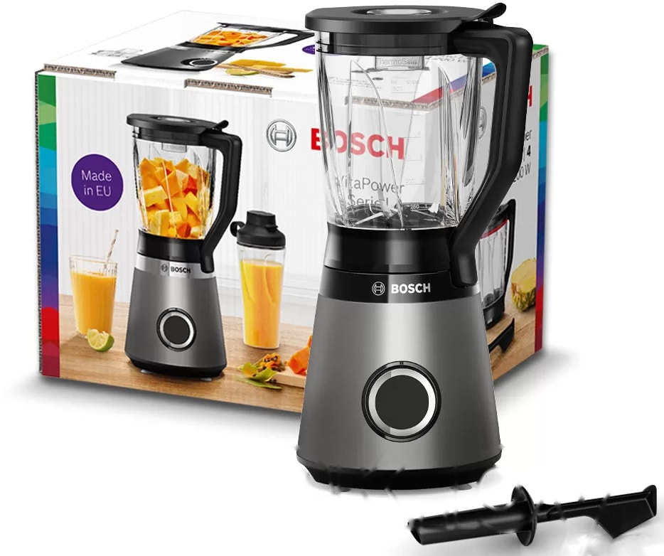 Покупка товаров в Беларуси, рассрочка, кредит, лизинг, оплата частями на platipotom.by, удобная доставка - фото блендер стационарный bosch vitapower serie 4 mmb6172s (серебристый) 