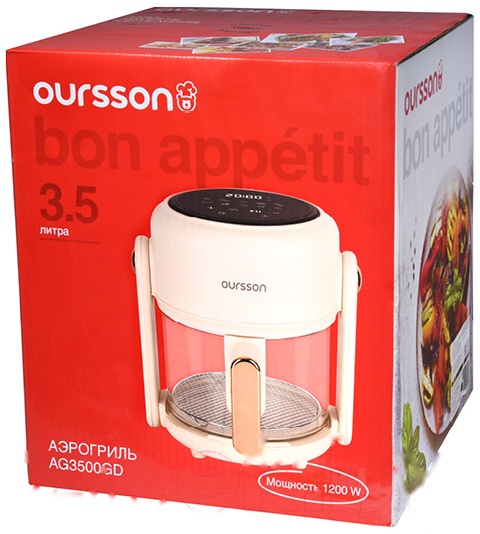 Покупка товаров в Беларуси, рассрочка, кредит, лизинг, оплата частями на platipotom.by, удобная доставка - фото аэрогриль oursson ag3500gd/iv 