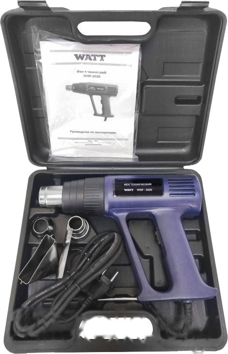 Покупка товаров в Беларуси, рассрочка, кредит, лизинг, оплата частями на platipotom.by, удобная доставка - фото строительный фен watt whp-2020 (7.020.002.10) 