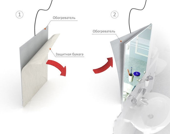 Покупка товаров в Беларуси, рассрочка, кредит, лизинг, оплата частями на platipotom.by, удобная доставка - фото обогреватель зеркала теплолюкс mirror 60x50 