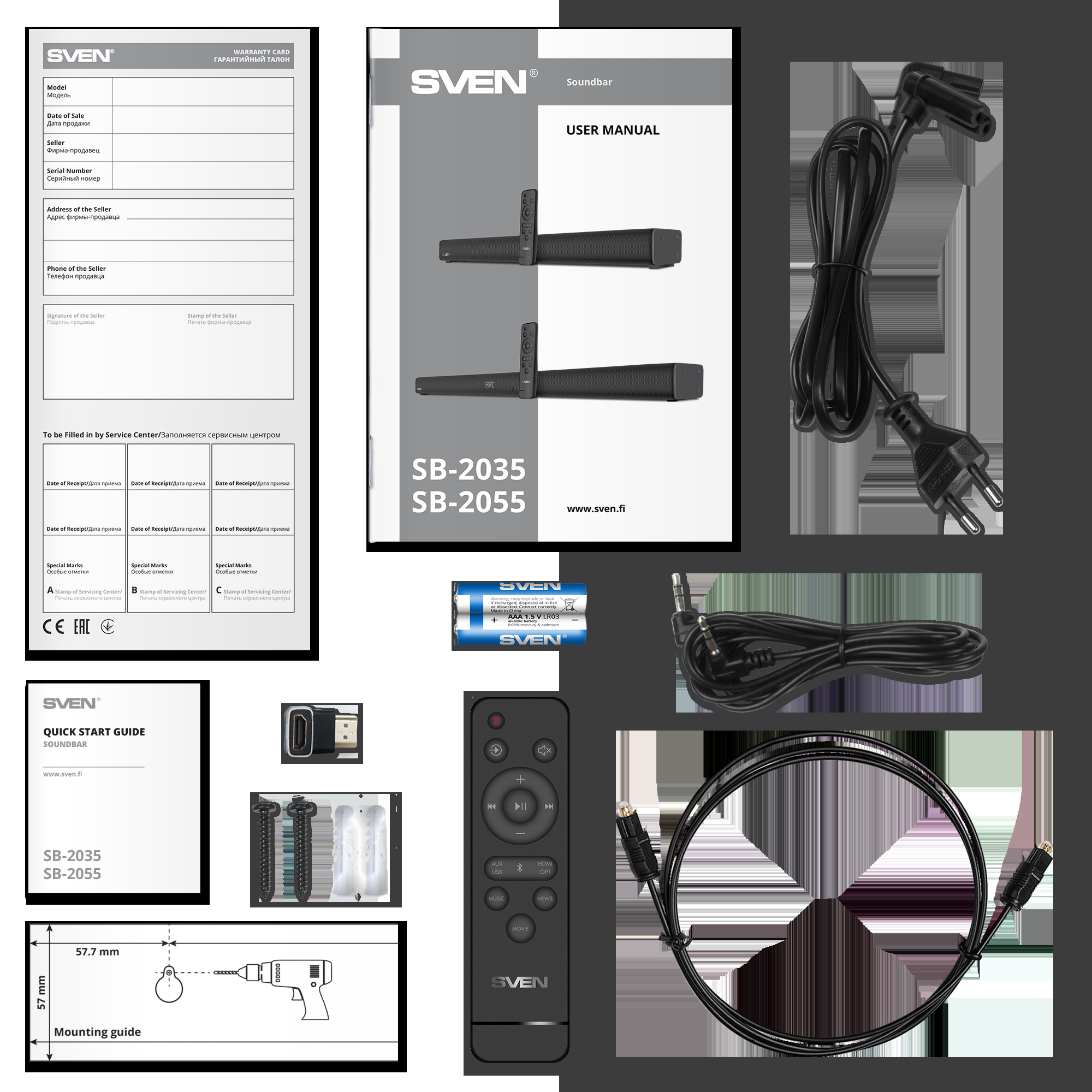 Покупка товаров в Беларуси, рассрочка, кредит, лизинг, оплата частями на platipotom.by, удобная доставка - фото звуковая панель (саундбар) sven sb-2035 