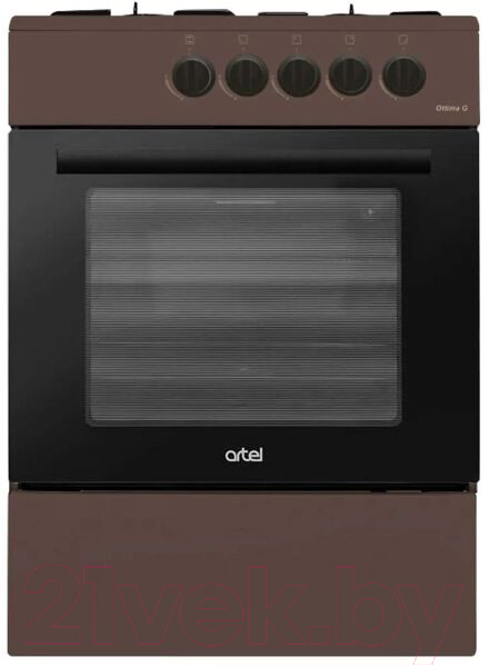 Покупка товаров в Беларуси, рассрочка, кредит, лизинг, оплата частями на platipotom.by, удобная доставка - фото плита газовая artel ottima 50g (коричневый) 