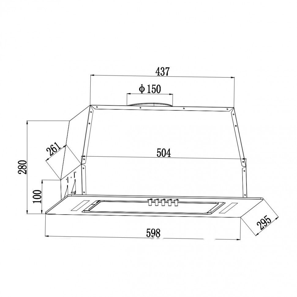 Покупка товаров в Беларуси, рассрочка, кредит, лизинг, оплата частями на platipotom.by, удобная доставка - фото вытяжка скрытая grand belfor push 60 (белый) 